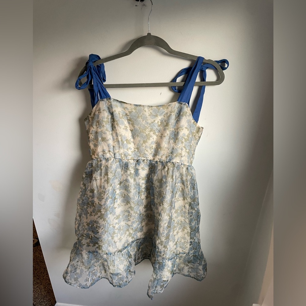 Mittoshop Floral Tea Party Dainty Fairy Babydoll Dress NWT Large